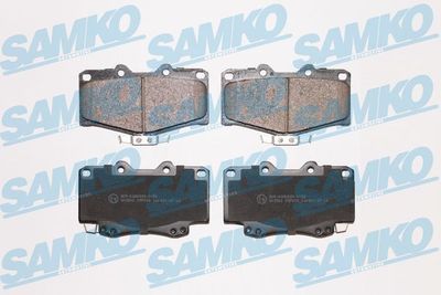 KIT PLAQUETTES FREIN AVANT TOYOTA HILUX LAND CRUISER J7 J8 J9 2L 1KZ 1HD SUMITOMO SAMKO - 5SP058