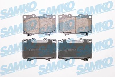 KIT PLAQUETTES FREIN AVANT TOYOTA LAND CRUISER 100 LEXUS LX470 1HD-FTE 2UZ-FE SUMITOMO SAMKO - 5SP1050
