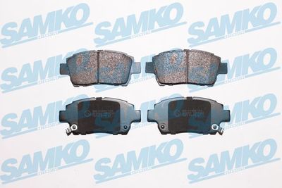 KIT PLAQUETTES FREIN AVANT TOYOTA YARIS P1 COROLLA PRIUS CELICA AKEBONO SAMKO - 5SP1062