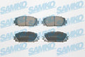 KIT PLAQUETTES FREIN AVANT TOYOTA YARIS P9 P13 1KR-FE 1ND-TV AKEBONO SAMKO - 5SP1333