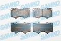 KIT PLAQUETTES FREIN AVANT TOYOTA HILUX PRADO MITSUBISHI PAJERO IV 4M41 2KD SUMITOMO SAMKO - 5SP1379