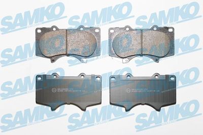 KIT PLAQUETTES FREIN AVANT TOYOTA HILUX PRADO MITSUBISHI PAJERO IV 4M41 2KD SUMITOMO SAMKO - 5SP1379