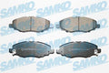 KIT PLAQUETTES FREIN AVANT TOYOTA HILUX VII VIGO 2WD 2KD-FTV 2TR-FE SAMKO - 5SP1449