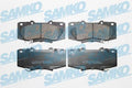 KIT PLAQUETTES FREIN AVANT TOYOTA HILUX VII VIGO 4X4 2KD-FTV 2TR-FE TRW SAMKO - 5SP1682