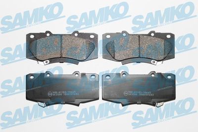 KIT PLAQUETTES FREIN AVANT TOYOTA HILUX VII VIGO 4X4 2KD-FTV 2TR-FE TRW SAMKO - 5SP1682