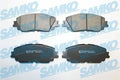 KIT PLAQUETTES FREIN AVANT TOYOTA C-HR RAV4 2017 1.8 HYBRID 2ZR NISSHINBO SAMKO - 5SP2117