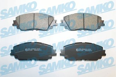 KIT PLAQUETTES FREIN AVANT TOYOTA C-HR RAV4 2017 1.8 HYBRID 2ZR NISSHINBO SAMKO - 5SP2117
