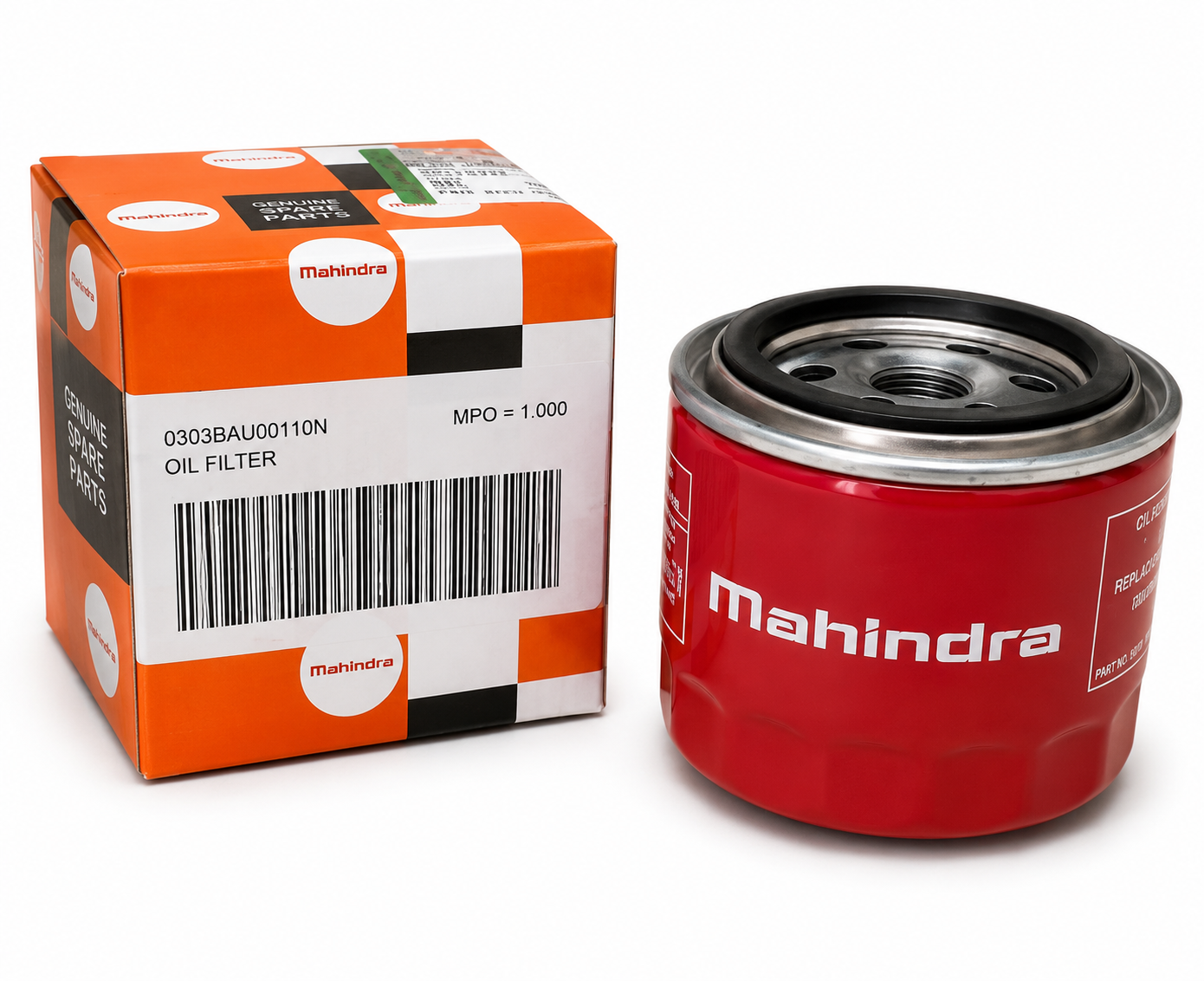 Filtre A Huile Mahindra KUV100 Xuv - 0303BAU00110N