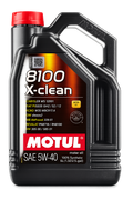 HUILE MOTEUR 5L 5W40 MOTUL 8100 X-CLEN - MOT5W40