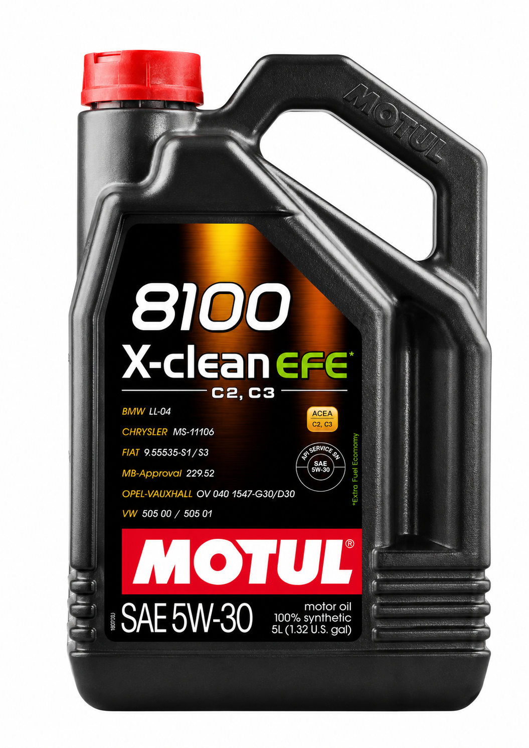 HUILE MOTEUR MOTUL 8100 X-CLEAN EFE 5W-30 5L - MOT5W30