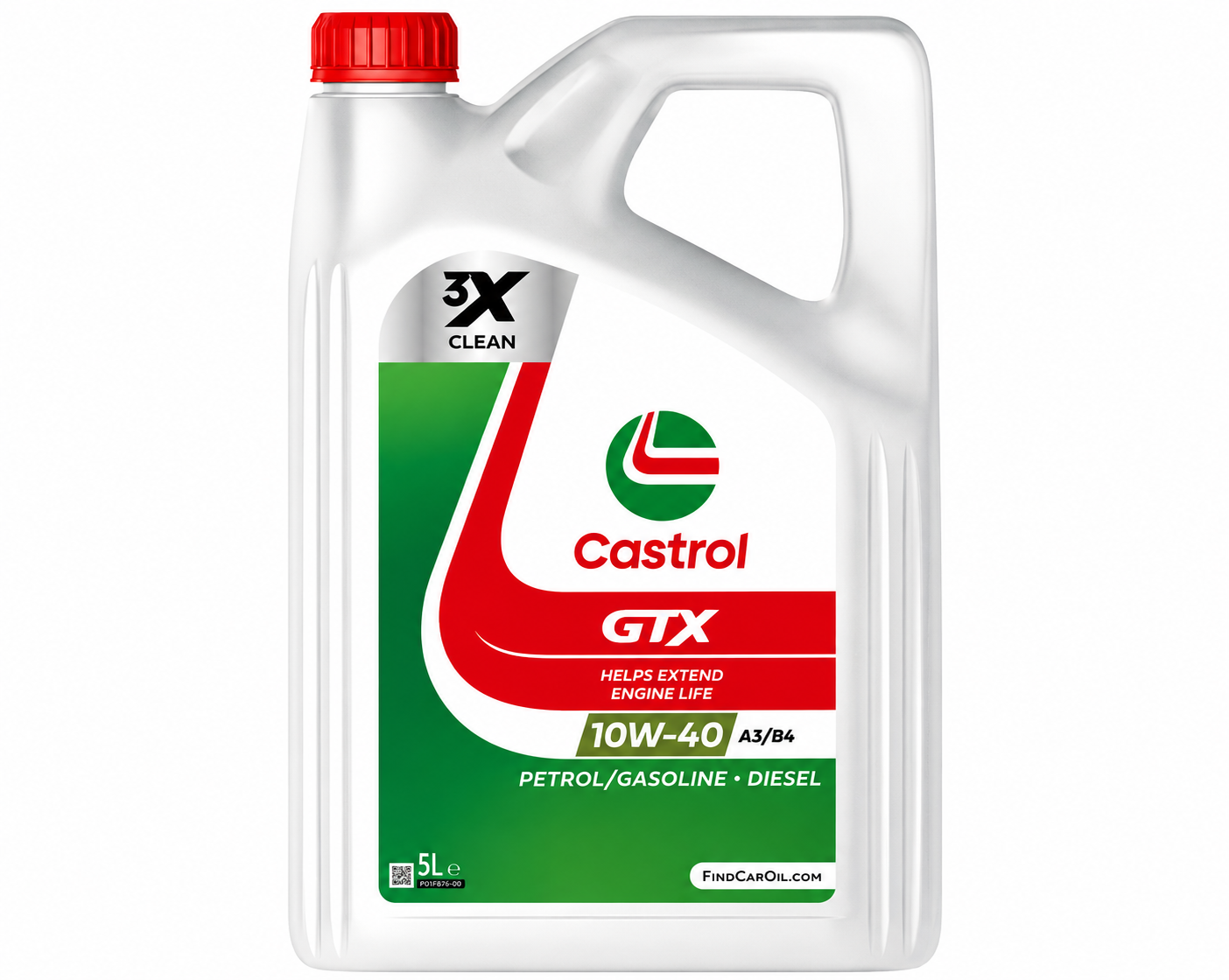 HUILE MOTEUR 5L 10W40 CASTROL GTX - 010124143