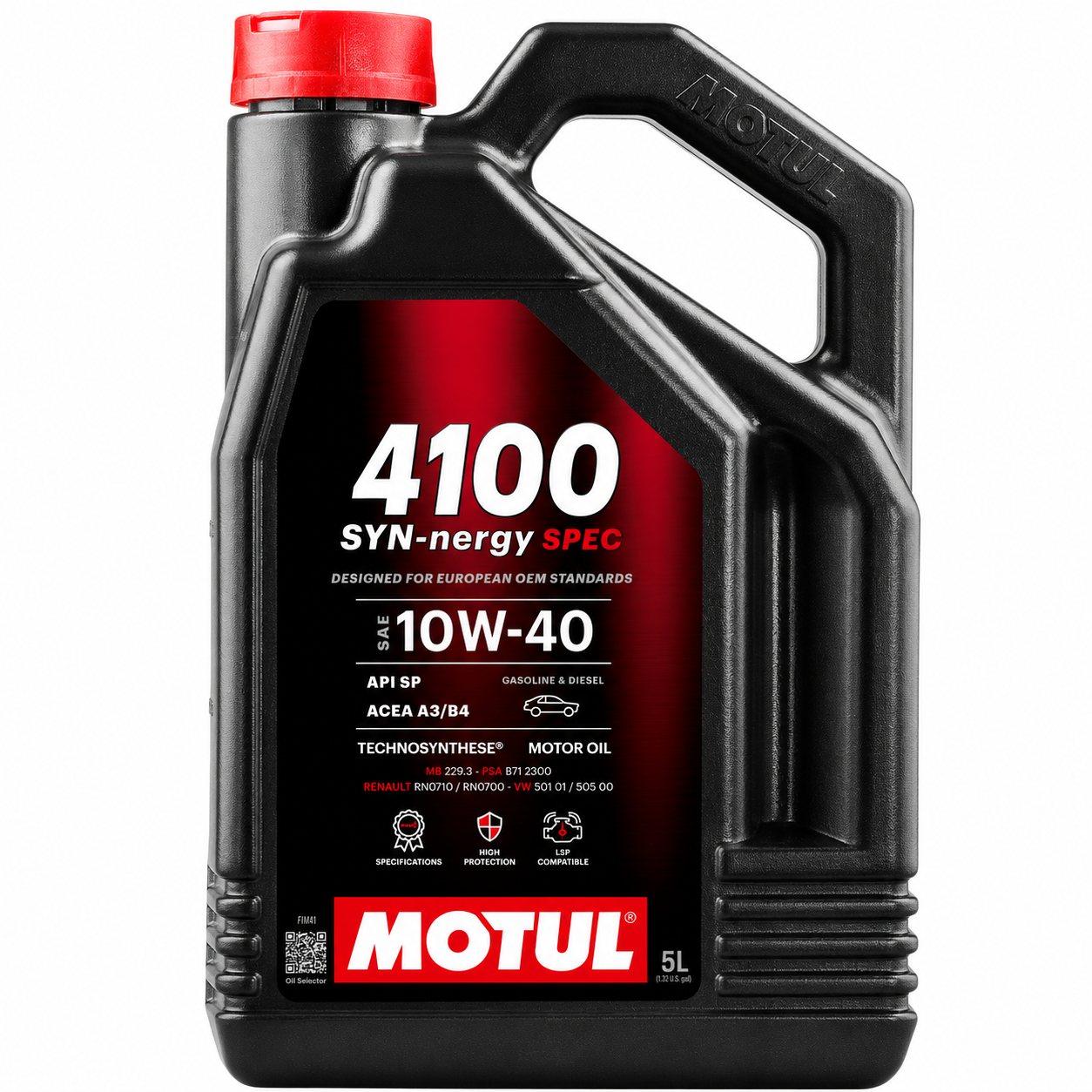 HUILE MOTEUR 5L 10W40 MOTUL - MOT10W40