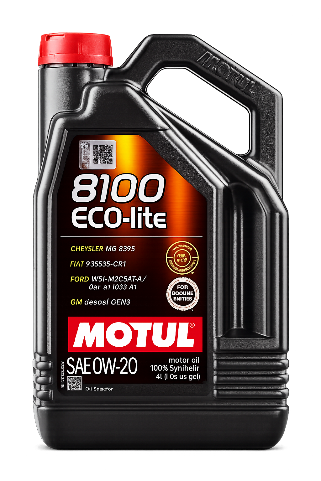 HUILE MOTEUR 4L 0W20 MOTUL - MOT0W20