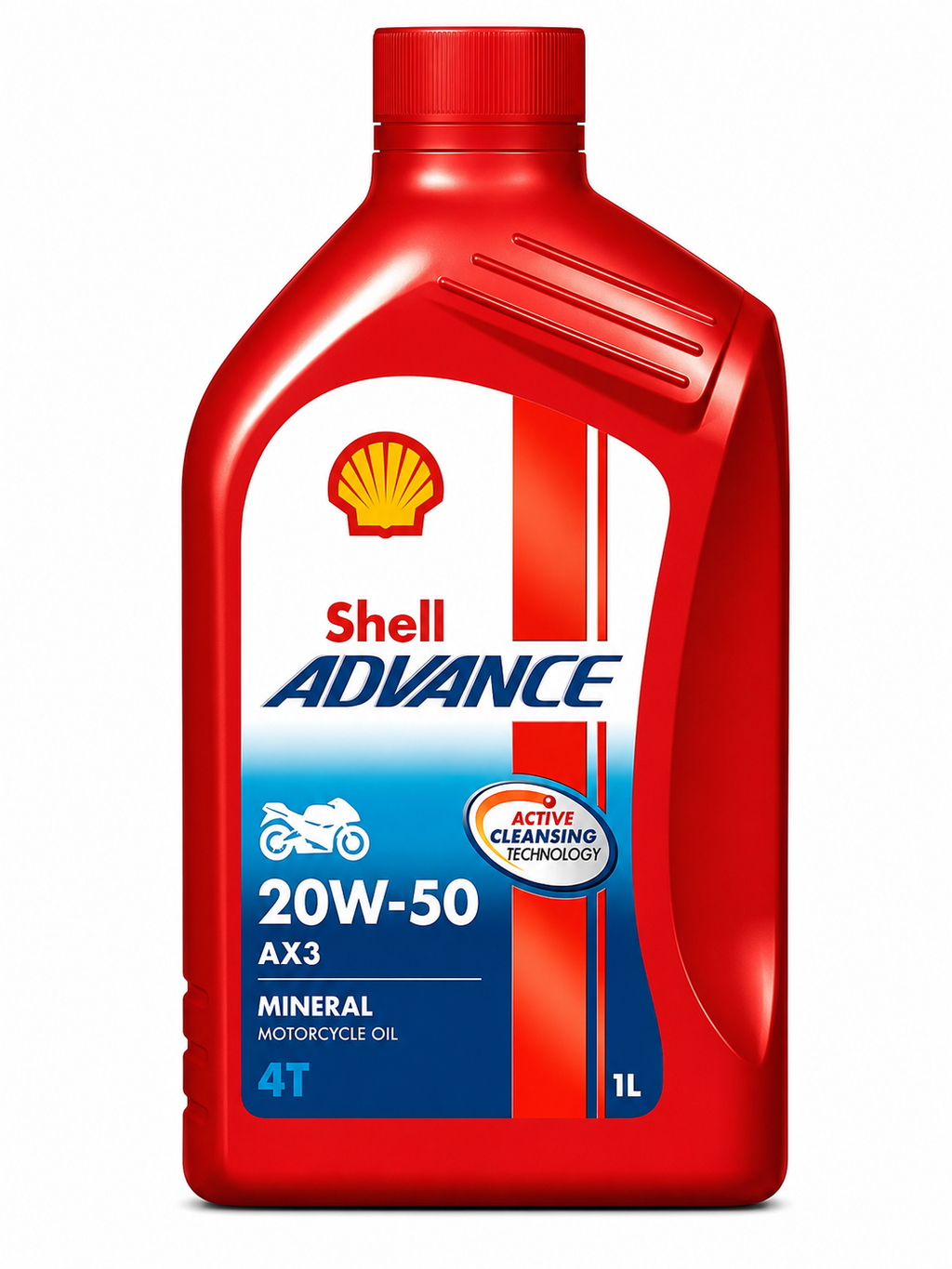 HUILE 4T 20W50 1L AX3 SHELL - SH68683